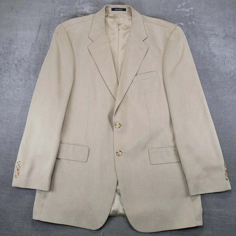 Ralph Lauren Men's Tan Beige‎ Blazer Jacket Suit Sport Coat 3 Button Canada